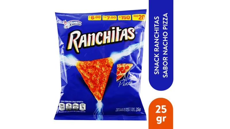 Ranchitas Nacho Pizza 25g